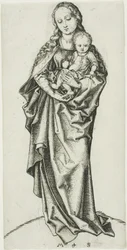 De Madonna en Kind met een Appel
