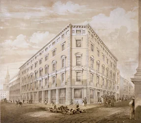 Gresham Street, City of London, 1840