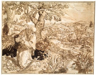 Een kluizenaar, 1585-1586