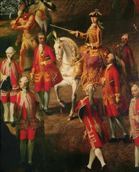 Keizerin Maria Theresia tijdens de "Damenkarussell" op 2 januari