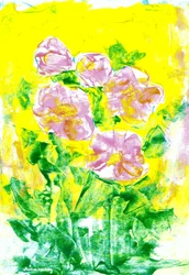 De rozen in de lente