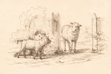 Illustratie voor "Halvhundrede Fabler for Børn" van Hey