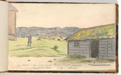 Landschap met boerderijen