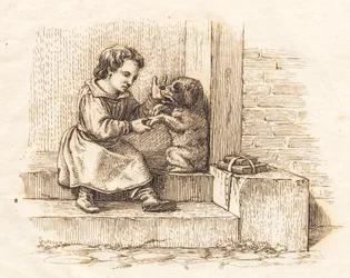 Illustratie voor "Halvhundrede Fabler voor Kinderen" door Hey