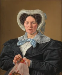 De moeder van de kunstenaar, Frederikke Eleonore Cathrine Rørbye, geboren Stockfleth