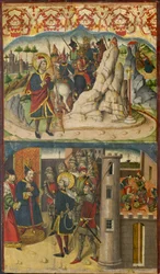 Sint Christoffel ontmoet Satan, Sint Christoffel voor de Koning van Lycië