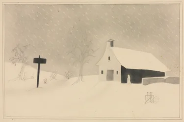 Sneeuwstorm in Vermont