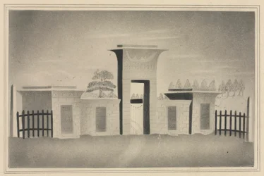 De Poort van Mount Auburn, nabij Boston
