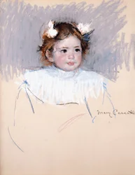 Ellen met strikken in haar haar, kijkend naar rechts, 1899
