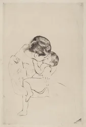 De kus van de moeder, 1890-1891.