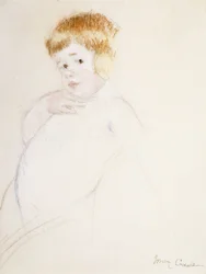 Studie voor de baby voor De omhelzing