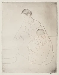 Het bad, 1890-1891