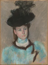 De zwarte hoed, ca. 1890.