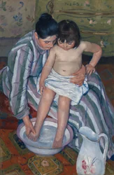 Het bad van het kind, 1893