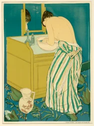 Vrouw in bad (poster)