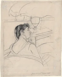 Vrouw en Lamp