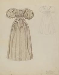 Trouwjurk, ca. 1937