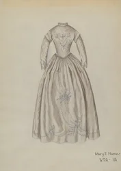 Trouwjurk, ca. 1939