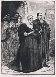 Lady Jane Grey op weg naar het schavot 1554