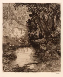 (Drie maagden bij de rivier)