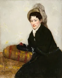 Portret van Madame X Gekleed voor de Matinee