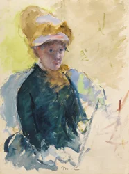 Zelfportret, ca. 1880 (gouache en aquarel)