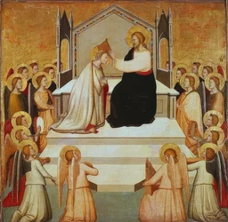 De kroning van de Maagd Maria. 1335-40