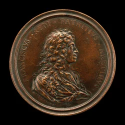 Francesco Redi, 1626-1697, arts en wetenschapper [voorzijde], 1684