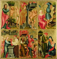 Rechtervleugel van het hoogaltaar van St. Peter