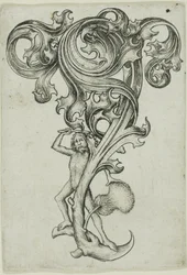 Distelornament met wilde man