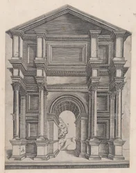 Speculum Romanae Magnificentiae: Boog door Meester GA met de Kraaienpoot