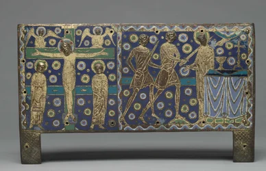 Plaquette van een Chasse voor Relieken van Sint Thomas Becket, 1220-1225