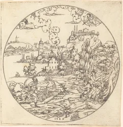 Neptunus en Arethusa