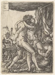 Hercules vecht tegen de centauren, 1577