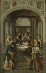 Paneel van een altaarstuk met Besnijdenis van Christus