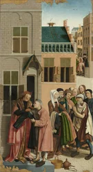 De zeven werken van barmhartigheid: Het kleden van de naakten, 1504