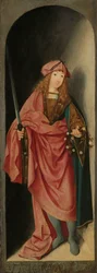 Sint Valeriaan, ca. 1490 (olieverf op paneel)