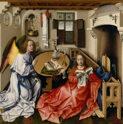 Annunciatie Drieluik (Merode Altaarstuk), ca. 1427-32