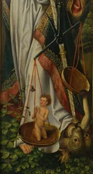 Drieluik van de Doop van Christus (detail)