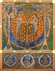 Adam en Eva. (detail)