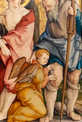 Duits: Die Heiligen Sebastian und Rochus De heiligen Sebastian en Roch