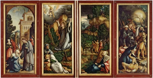 Het Wildenstein Altaarstuk gesloten