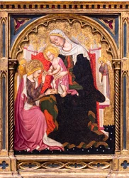 Het mystieke huwelijk van de heilige Catharina van Alexandrië