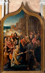 Drieluik: de opstanding van Lazarus