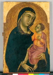 Maagd en kind, ca. 1325 (eitempera en goud op hout)