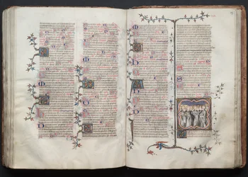 Het Gotha Missaal: Fol. 126v, Tekst, ca. 1375