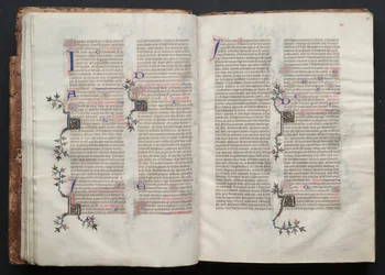 Het Gotha Missaal: Fol. 13v, Tekst, ca. 1375