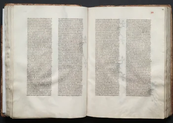Het Gotha-missaal: Fol. 45r, tekst, ca. 1375