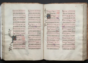 The Gotha Missal: Fol. 58v, Tekst, ca. 1375