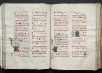 Het Gotha Missaal: Fol. 61v, Tekst, ca. 1375